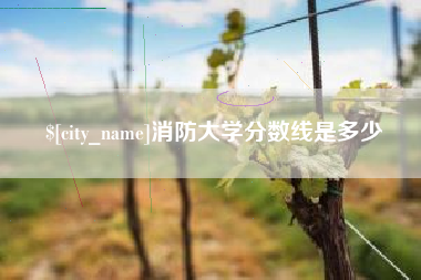 燕郊消防大学分数线是多少