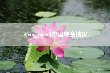 燕郊中国夺金情况