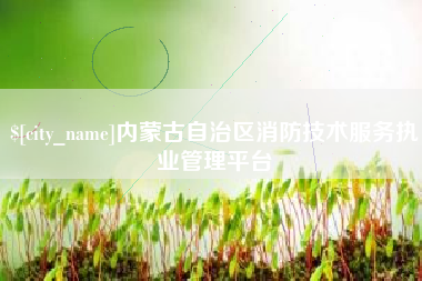 燕郊内蒙古自治区消防技术服务执业管理平台
