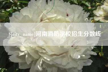 燕郊河南消防学校招生分数线