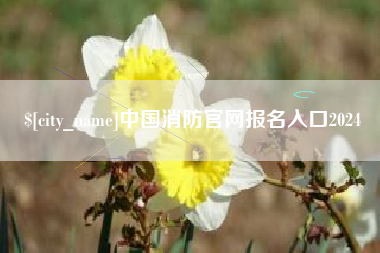 燕郊中国消防官网报名入口2024