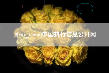燕郊中国执行信息公开网