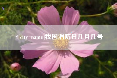 燕郊我国消防日几月几号