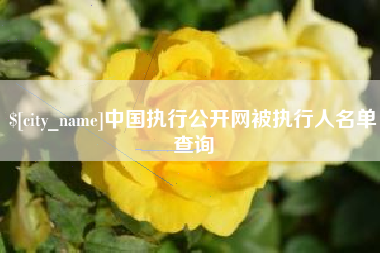 燕郊中国执行公开网被执行人名单查询