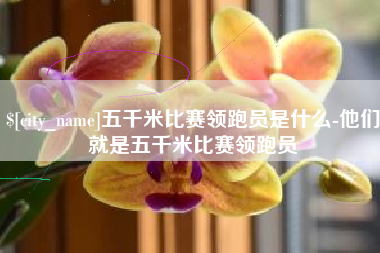 燕郊五千米比赛领跑员是什么-他们就是五千米比赛领跑员