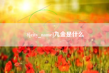燕郊九金是什么