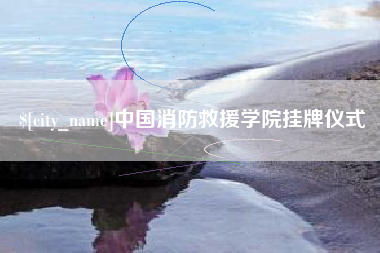燕郊中国消防救援学院挂牌仪式