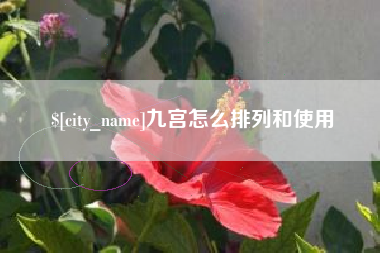 燕郊九宫怎么排列和使用