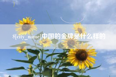 燕郊中国的金牌是什么样的